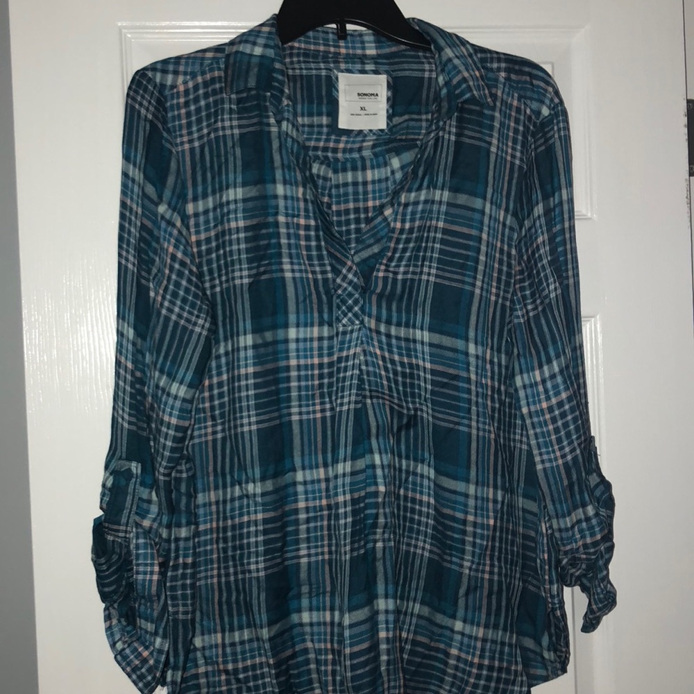 XL plaid shirt